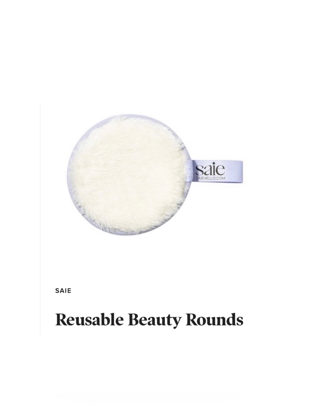 3 Pack: saie Reusable Beauty Rounds 💫
